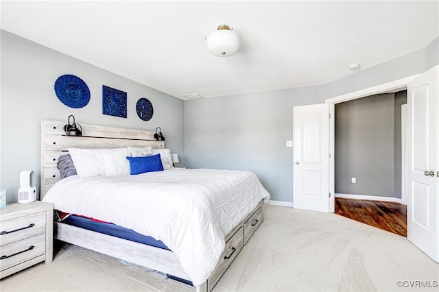 9401 Alsace Ct, Mechanicsville, VA 23116 - bedroom featuring light carpet and baseboards