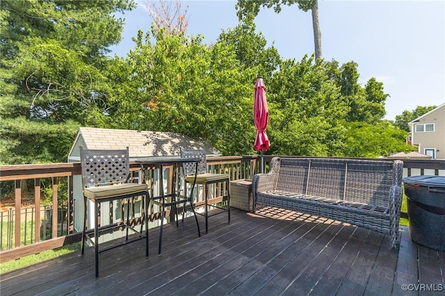 9401 Alsace Ct, Mechanicsville, VA 23116 - view of wooden deck