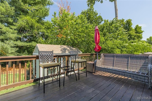 9401 Alsace Ct, Mechanicsville, VA 23116 - view of wooden deck
