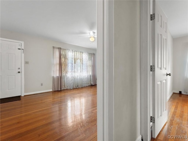 3204 Evergreen Ave, Hopewell, VA 23860 - corridor featuring wood finished floors and baseboards