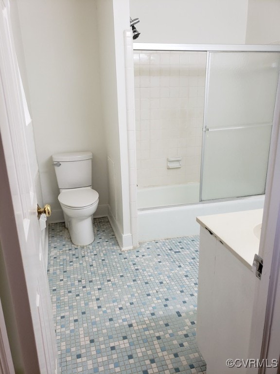 1600 Donora Ct, Henrico, VA 23229 - bathroom featuring vanity, bathing tub / shower combination, and tile patterned floors