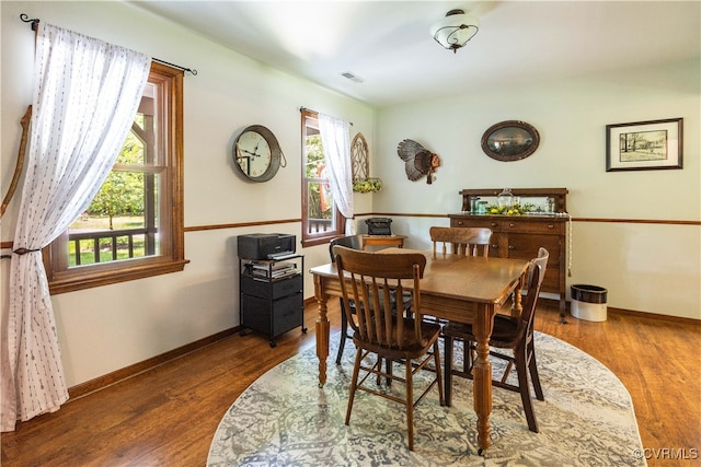 15615 Providence Rd, Prince George, VA 23805 - dining area featuring wood finished floors