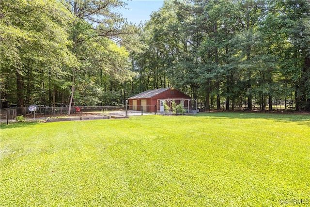 15615 Providence Rd, Prince George, VA 23805 - view of yard featuring an outdoor structure