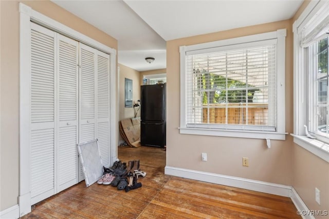 3608 Shell Rd, Newport News, VA 23661 - unfurnished dining area with hardwood / wood-style floors