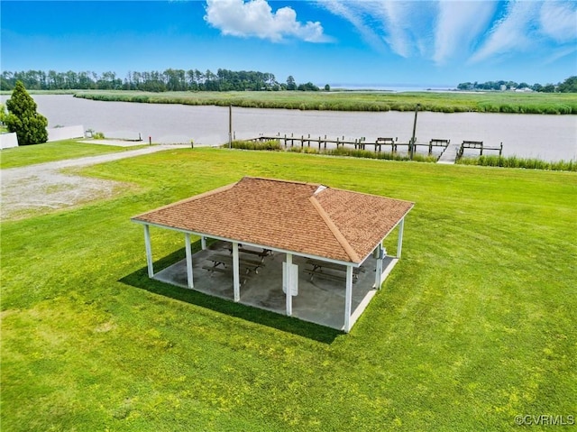 112 Rosemary Ct, Tappahannock, VA 22560 - view of property's community featuring a water view and a lawn