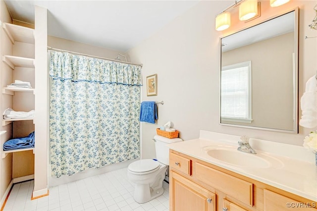 2704 Stingray Ct, Henrico, VA 23233 - full bathroom featuring vanity, tile patterned floors, and shower / bathtub combination with curtain