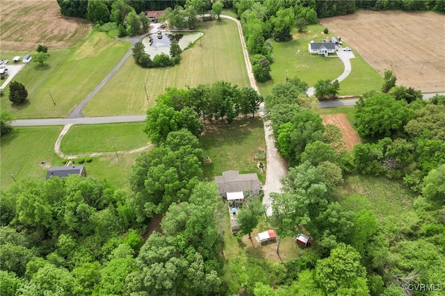 14231 Dykeland Rd, Amelia Courthouse, VA 23002 - aerial overview of property's location featuring rural landscape