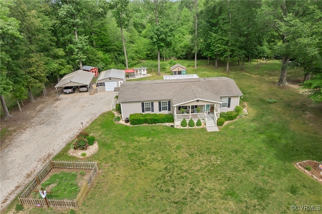 14231 Dykeland Rd, Amelia Courthouse, VA 23002 - view of subject property with a forest