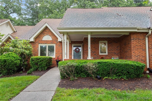 3110 Lake Shire Ct Unit 3110, Richmond, VA 23235 - view of front of property featuring brick siding and a shingled roof