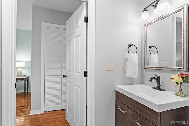 3110 Lake Shire Ct Unit 3110, Richmond, VA 23235 - bathroom with vanity and wood finished floors
