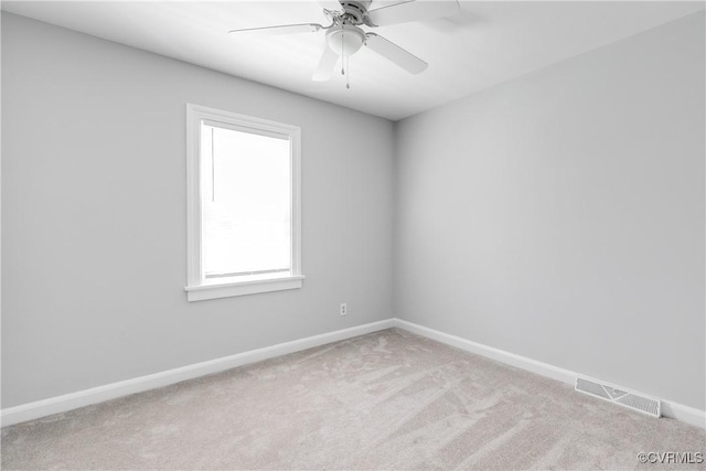 2149 Park Ln, Henrico, VA 23230 - carpeted spare room with baseboards and a ceiling fan