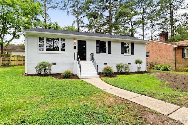 6817 W Grace St, Richmond, VA 23226 - single story home featuring crawl space and brick siding