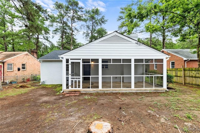 6817 W Grace St, Richmond, VA 23226 - back of property featuring a sunroom