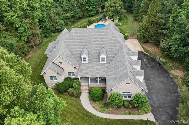3631 Cannon Ridge Ct, Midlothian, VA 23113 - view from above of property featuring a pool