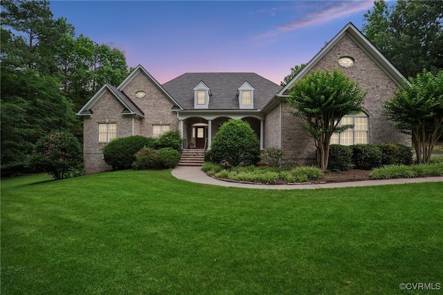 3631 Cannon Ridge Ct, Midlothian, VA 23113 - view of front facade featuring brick siding and a yard
