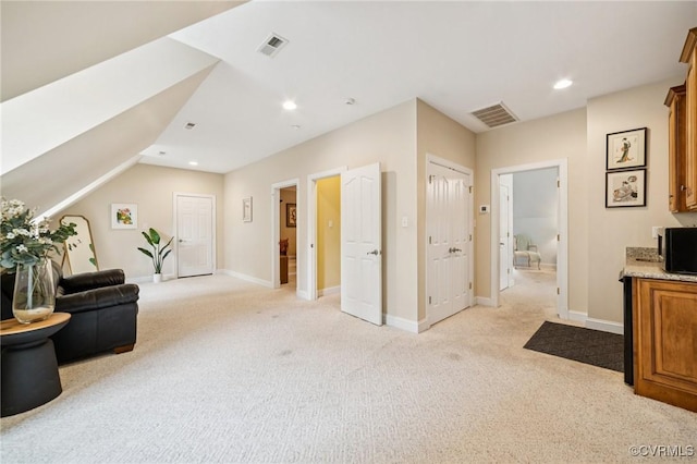 3631 Cannon Ridge Ct, Midlothian, VA 23113 - sitting room with light carpet and recessed lighting