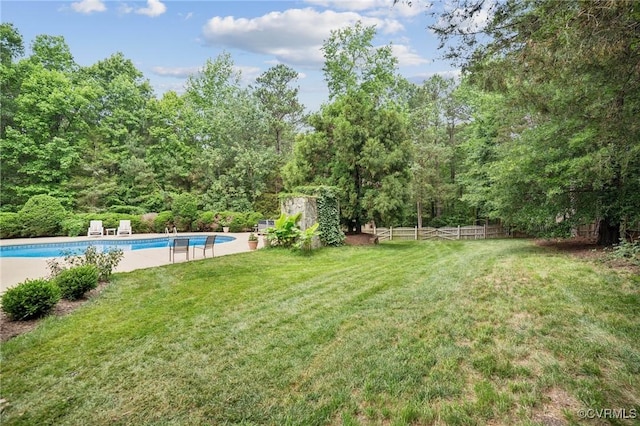 3631 Cannon Ridge Ct, Midlothian, VA 23113 - view of yard featuring an outdoor pool and a vegetable garden