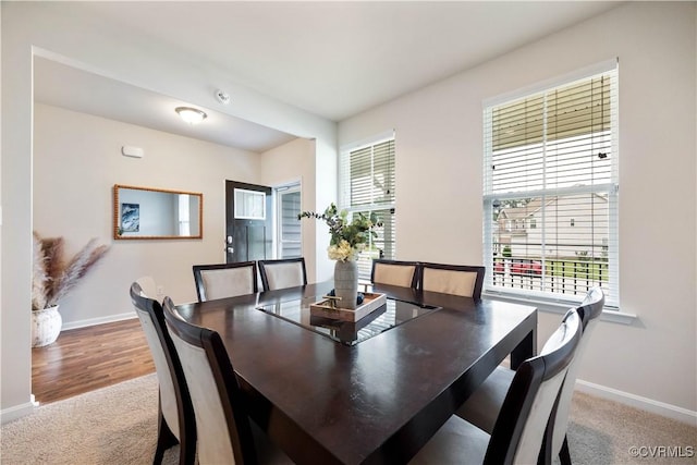 15037 Hazelbury Cir, Midlothian, VA 23112 - carpeted dining space featuring baseboards