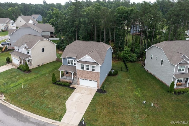 15037 Hazelbury Cir, Midlothian, VA 23112 - aerial perspective of suburban area