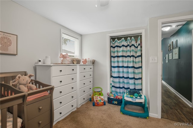 3315 Romancoke Ave, West Point, VA 23181 - carpeted bedroom with baseboards