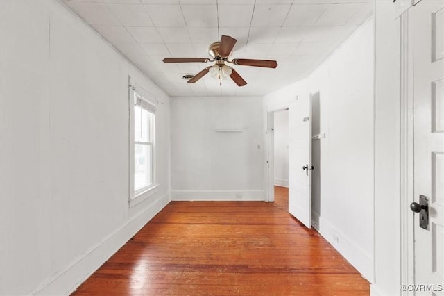 224 Hamilton Ave, Colonial Heights, VA 23834 - empty room featuring hardwood / wood-style floors and a ceiling fan