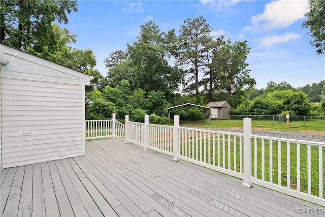 8467 Shady Grove Rd, Mechanicsville, VA 23116 - deck with view of wooded area