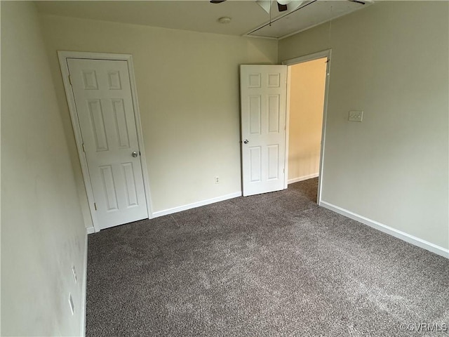 14005 Cooperton Cir, Chester, VA 23836 - unfurnished bedroom with attic access and dark carpet