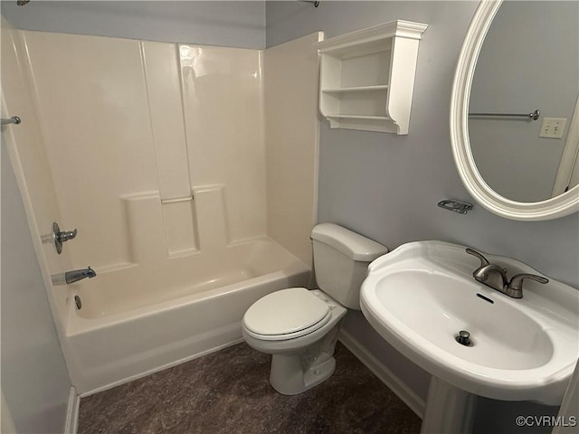 14005 Cooperton Cir, Chester, VA 23836 - bathroom with toilet and bathtub / shower combination