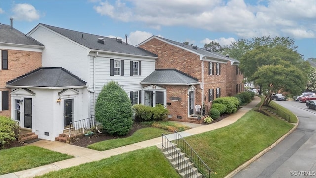 21 Rock Garden Ln, Henrico, VA 23228 - view of front facade featuring brick siding and a front lawn