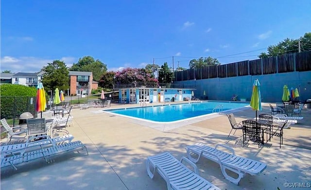 21 Rock Garden Ln, Henrico, VA 23228 - community pool featuring a patio area
