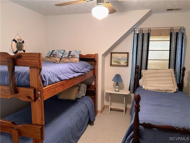 4030 Wellfords Wharf Rd, Warsaw, VA 22572 - carpeted bedroom featuring ceiling fan and baseboards