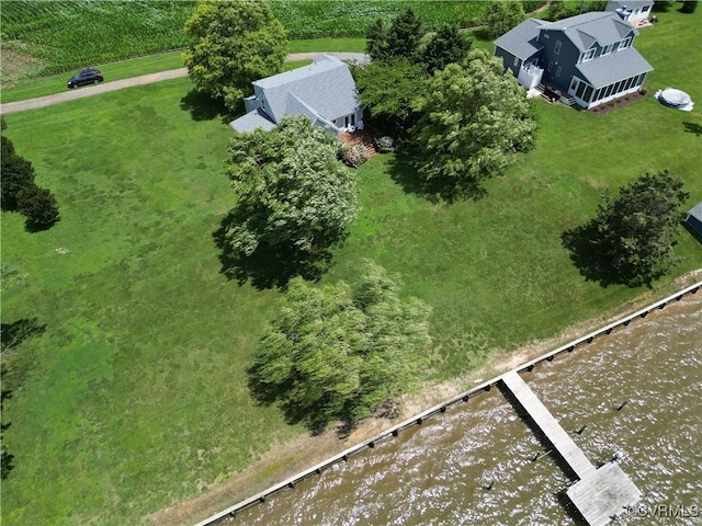 4030 Wellfords Wharf Rd, Warsaw, VA 22572 - drone / aerial view of a nearby body of water