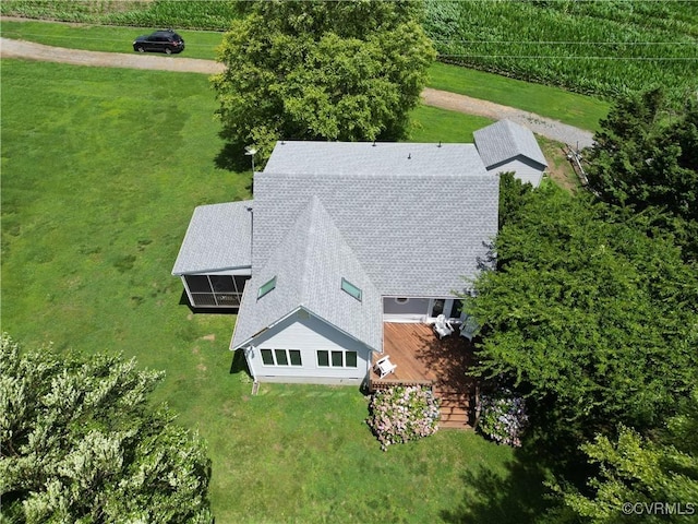 4030 Wellfords Wharf Rd, Warsaw, VA 22572 - view from above of property