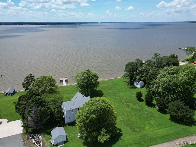 4030 Wellfords Wharf Rd, Warsaw, VA 22572 - drone / aerial view of a large body of water