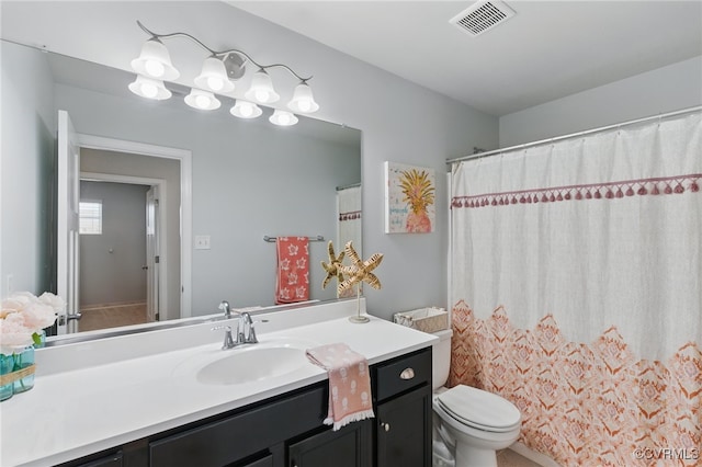 6906 Stafford Park Dr, Moseley, VA 23120 - bathroom featuring vanity and a shower with shower curtain