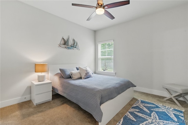 6906 Stafford Park Dr, Moseley, VA 23120 - bedroom with light carpet and ceiling fan