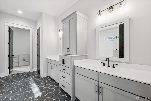 5-6 Pocahontas Trl, Providence Forge, VA 23089 - bathroom featuring vanity and recessed lighting