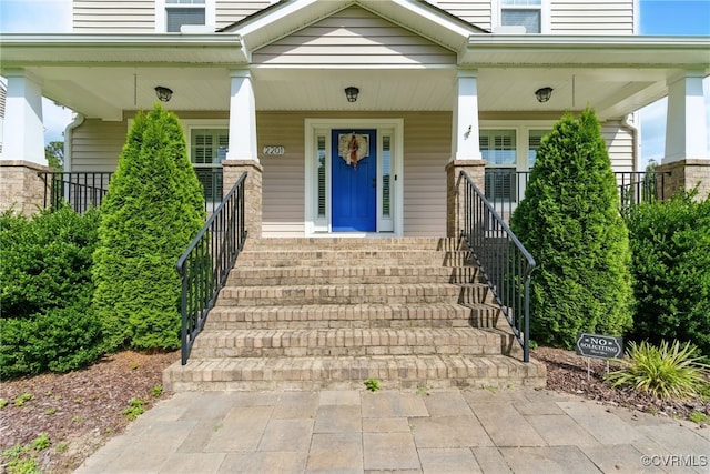 2201 Vandover Rd, Henrico, VA 23229 - property entrance with covered porch