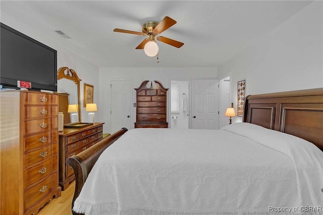 6661 Powhatan Dr, Hayes, VA 23072 - bedroom with a ceiling fan