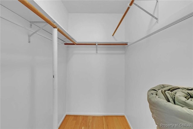 6661 Powhatan Dr, Hayes, VA 23072 - walk in closet featuring wood finished floors