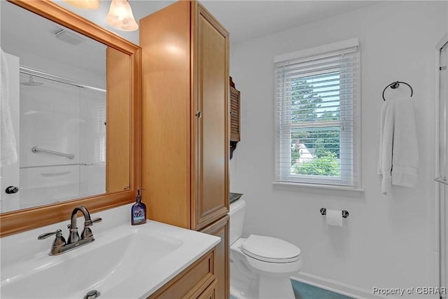 6661 Powhatan Dr, Hayes, VA 23072 - full bath featuring vanity and a shower