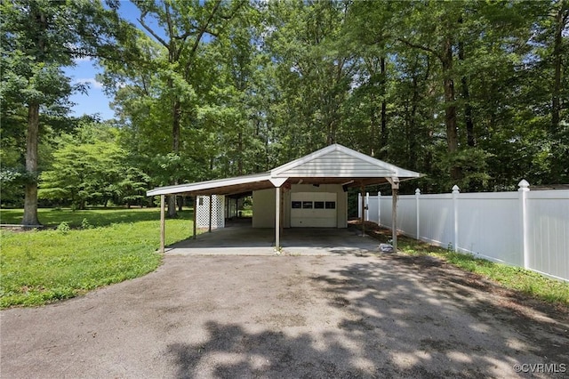 8238 Lansdowne Rd, Mechanicsville, VA 23116 - view of car parking featuring a garage