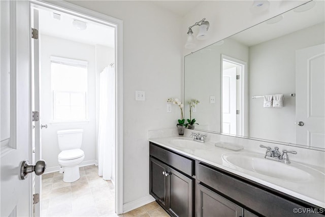 14812 Diamond Creek Ter, Chesterfield, VA 23113 - full bath featuring double vanity and tile patterned flooring