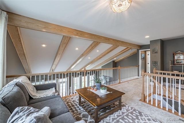 15813 Maclear Dr, Midlothian, VA 23112 - living room with recessed lighting and beam ceiling