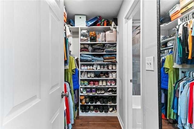 1426 Overlook St, Ampthill, VA 23224 - walk in closet featuring wood finished floors