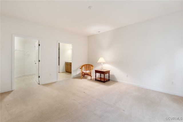 307 Kernel Ct, North Chesterfield, VA 23236 - living area with light colored carpet and baseboards