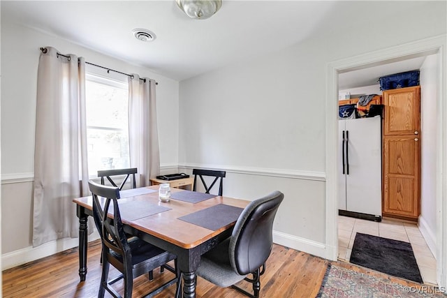 18 E 36th St, Richmond, VA 23224 - dining room featuring light wood-style flooring and baseboards