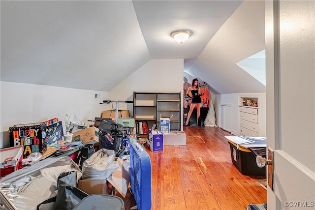 18 E 36th St, Richmond, VA 23224 - bonus room featuring wood finished floors and vaulted ceiling