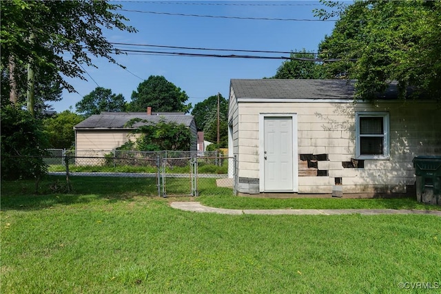 18 E 36th St, Richmond, VA 23224 - view of outbuilding with a gate