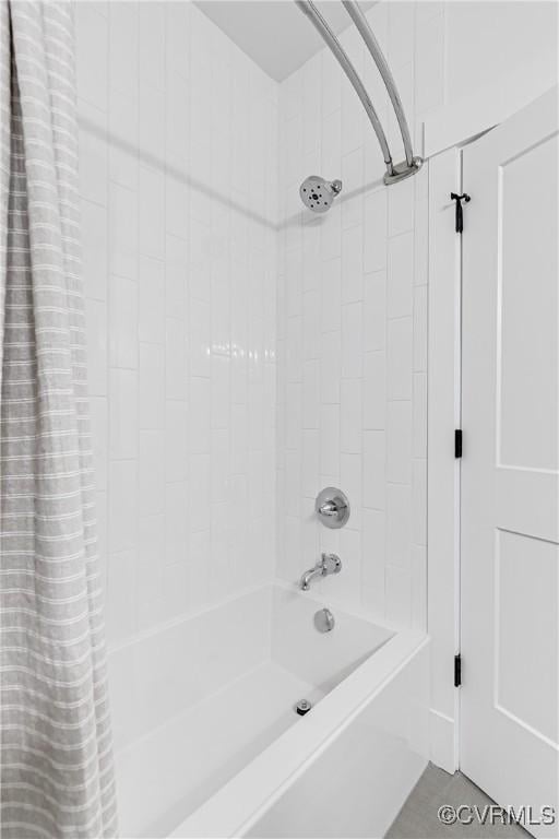 1823 W Cary St Unit A, Richmond, VA 23220 - full bath featuring shower / bath combination with curtain